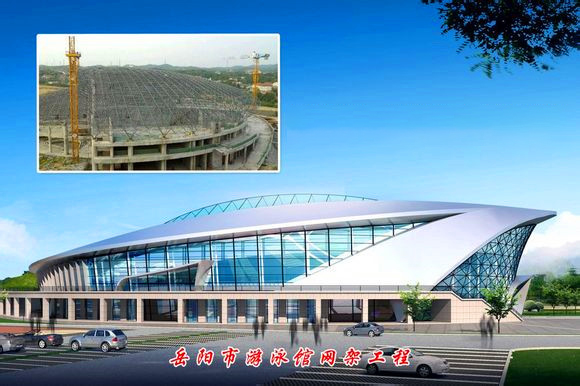 集安游泳池网架
